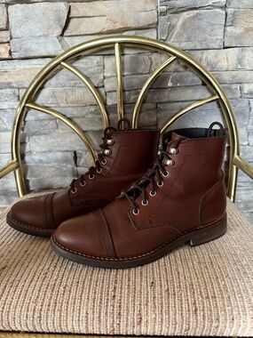 Women’s Captain Thursday Boot Company Lace Up Leather Boots